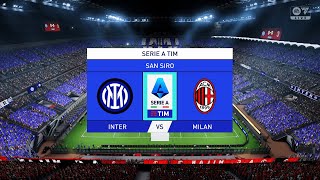 Inter Vs Milan  Serie A 202425  FC24 [upl. by Bobinette]