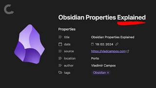 Obsidian Properties Explained howto for beginners [upl. by Bea268]