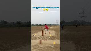 Length ball and Fast increase with tennis ball 😮🏏  cricket lenght yorkerball viralvideo t20 [upl. by Tabby]