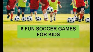 6 Fun Soccer Games for Kids U5  U8 [upl. by Assiluj]