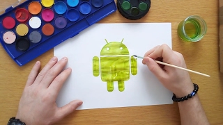 How to draw an android logo [upl. by Lenz]