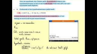 2022III Hypotheek vraag 17 18 en 19 VWO wiskunde A [upl. by Bristow]