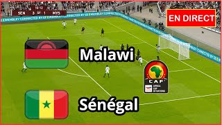 Sénégal vs Malawi en direct Éliminatoires Coupe dAfrique Simulation de football Gameplay PC [upl. by Marlin]