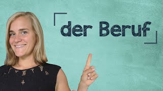 Learn How to Talk About Your Profession in German  A1 with Jenny [upl. by Anaeco]