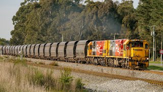 NOISY departure from Rolleston of Train 848 [upl. by Joshua]