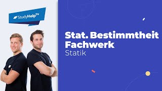 Statische Bestimmtheit eines Fachwerks Technische Mechanik StudyHelp [upl. by Esirahc]