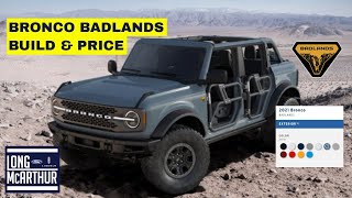 BRONCO BUILD amp PRICE  BADLANDS WALKTHROUGH [upl. by Foley]