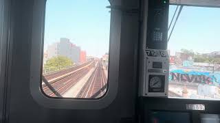 MTA NYCT A clean cab view ride in R188 7580 from 46th Street to 74th StreetBroadway [upl. by Allez270]