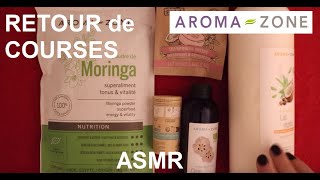 ASMR français  Retour de courses  Aromazone  Février 2024 [upl. by Suravart]