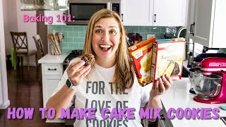 How to make Cake Mix Cookies with ANY mix and ANY flavor [upl. by Kate]