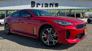 BRIANS AUTO CENTER 2018 Kia Stingter GT2 AWD with only 5409 MILES [upl. by Sanfo]