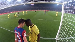 Lewandowski vs Bailly BURSTUP 🤕  Barca Vs Villarreal [upl. by Ertemed]