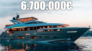 Visite dun yacht à 6 700 000€  BGB Yacht Dreamline 28M [upl. by Leda475]