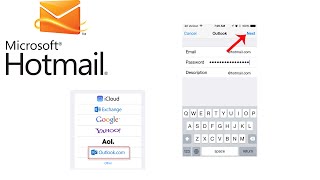 How to add Hotmail Email to iPhone iPad [upl. by Ilarrold726]