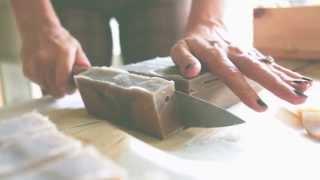 Cold Process Vanilla Bean Latte Soap In The Making [upl. by Sitto]