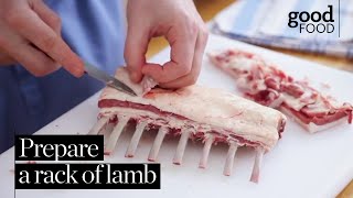 How to prepare a rack of lamb [upl. by Grosz]