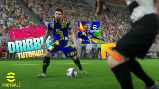 Finesse Dribble Skill Tutorial in eFootball 2025 Mobile [upl. by Marucci]