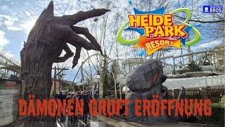 Heide Park Resort 2024  DÄMONEN GRUFT Eröffnung ☠️ [upl. by Leunammi67]