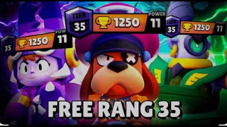 Live Brawl star rang 35 [upl. by Suilmann]