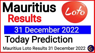 Mauritius Loto result 31 December 2022  samedi 31 December loto Mauritius result 2022 [upl. by Oremar]