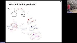 Organic Chemistry 1  Questions on Electrophilic addition of alkenes 1 [upl. by Yorke]