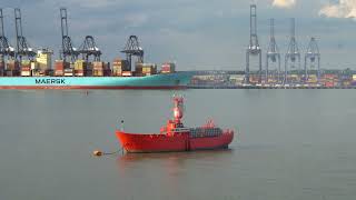 Harwich International Port Arrival via Stena Line from Hook of Holland [upl. by Lail]