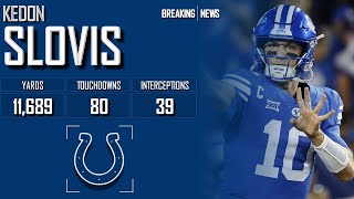 INDIANAPOLIS COLTS Kedon Slovis ᴴᴰ [upl. by Siahc]