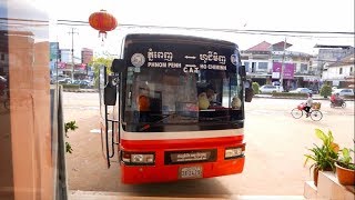 Mekong Express Bus  Phnom Penh  Siem Reap [upl. by Joon]