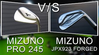 Mizuno Pro 245 vs Mizuno JPX923 Forged Forgiveness Comparison [upl. by Schreck625]