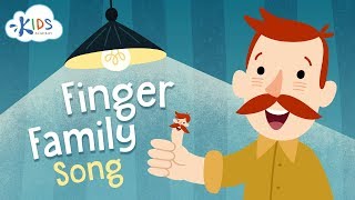 Finger Family Song  Children Song with Lyrics  Nursery Rhymes  Kids Academy [upl. by Nosaes]