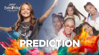 🇫🇷 Junior Eurovision 2023 Top 16 l PREDICTION Before The Rehearsals [upl. by Bennion651]