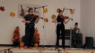 Metcalfe Fair Fiddle Contest  Danika Hutlet amp Paul Jacob Lemelin Duet 2nd place [upl. by Etnad]