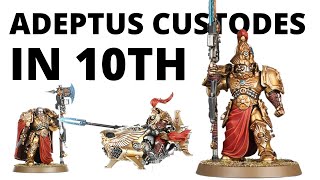 Adeptus Custodes in Warhammer 40K 10th Edition  Full Index Rules Datasheets  Launch Detachment [upl. by Anelas909]