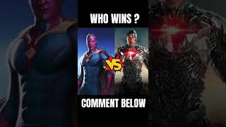 Who wins a death match between cyborg and visioncyborg vision dc marvel shorts [upl. by Aehsan388]