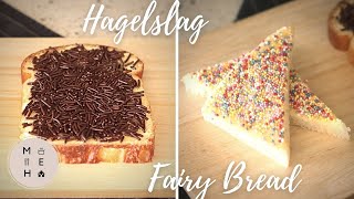 Sprinkles  Bread  Dutch Hagelslag amp Australian Fairy Bread  No Talking Video  Make Eat Home [upl. by Ahsitul]