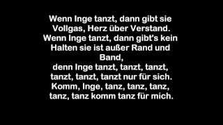 Systemfehler  Wenn Inge tanzt LYRICS on Screen [upl. by Roshan329]