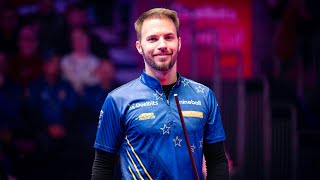 Match Eight  Albin Ouschan vs Tyler Styer  2023 Mosconi Cup [upl. by Aremmat308]