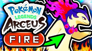 Can You Beat Pokémon Legends Arceus Using ONLY FIRE TYPES [upl. by Adnilec281]