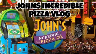 JOHNS INCREDIBLE PIZZA VLOG  SoCal Vlogs  Moreno Valley CA  2022 [upl. by Marti]