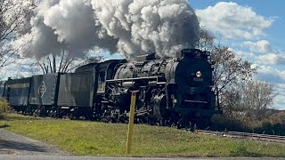 Pere Marquette 1225 coming into rosebush [upl. by Sherwin520]