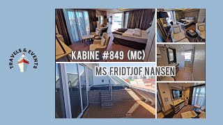 MS Fridtjof Nansen Kabine 849 Suite [upl. by Olsson261]