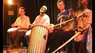 Djembe player Sega Sidibe meets Ibrahima Diabate [upl. by Anawot682]