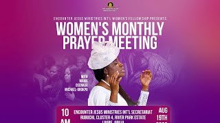 ENCOUNTER JESUS WOMEN MONTHLY PRAYER MEETING  MRS OSENAGA OROKPO [upl. by Enrichetta]