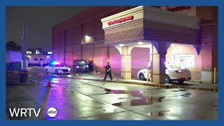 Suspect shot after reportedly striking IMPD officer with car outside Indianapolis CVS [upl. by Shanly]