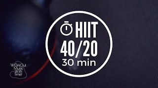 Interval Timer With Music  40 sec rounds 20 sec rest  Mix 101 [upl. by Riffle288]