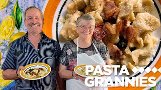 Agnese shares a fun and easy pasta to make called quotcasoncelliquot  Pasta Grannies [upl. by Nigle]