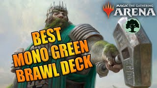 MTG Arena Guide for Beginners  Mono Green Brawl Deck [upl. by Annawot]