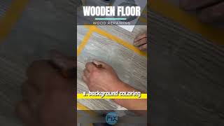 How to Repair DAMAGED WOOD FLOOR Burns wooden floor burns  wooden floor repairs  damaged wood [upl. by Polak]