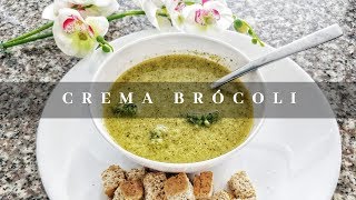 RECETA CREMA DE BROCOLI SALUDABLE  Ticky Gomezal [upl. by Pamelina]