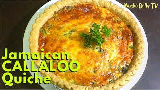 Delicious Jamaican CALLALOO Quiche [upl. by Felita]